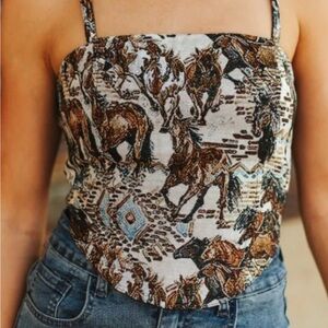 Horse Tapestry Tank